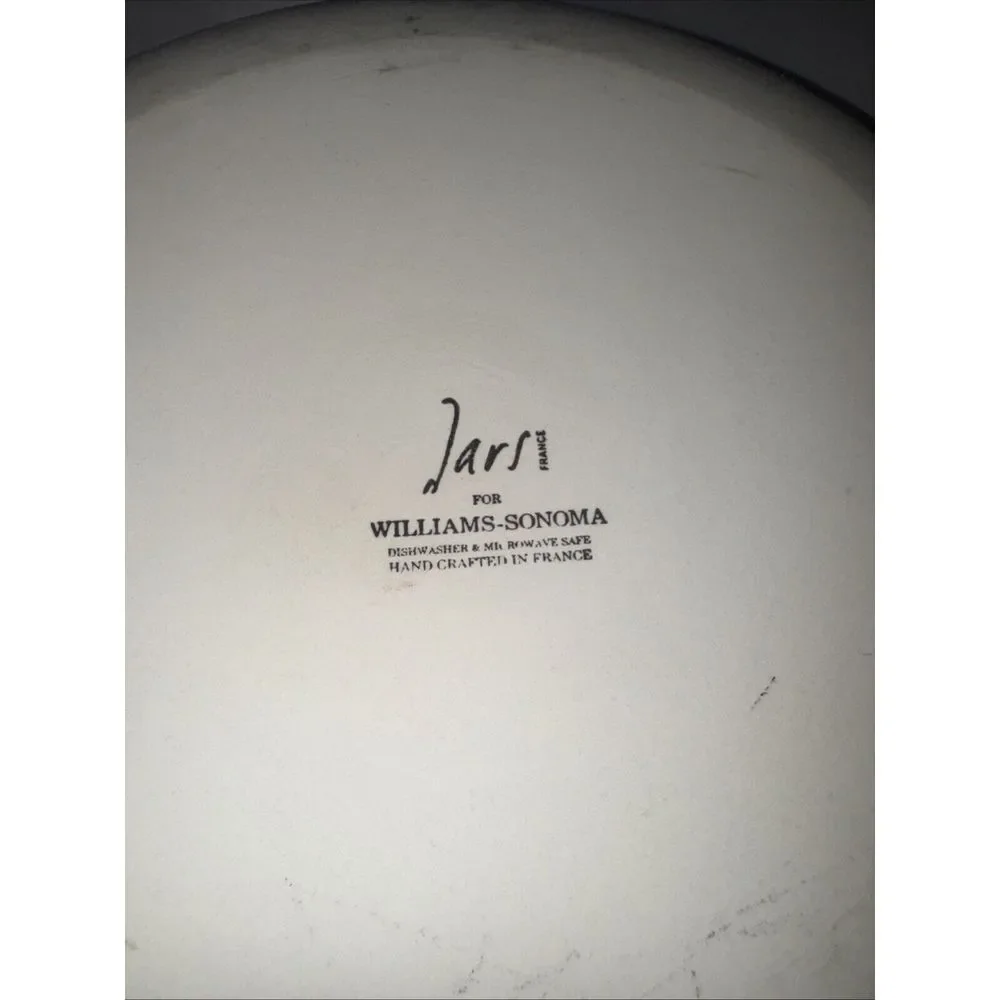 Jars France + Williams Sonoma Serving Bowl‎ Red Cantine 12 3/4'